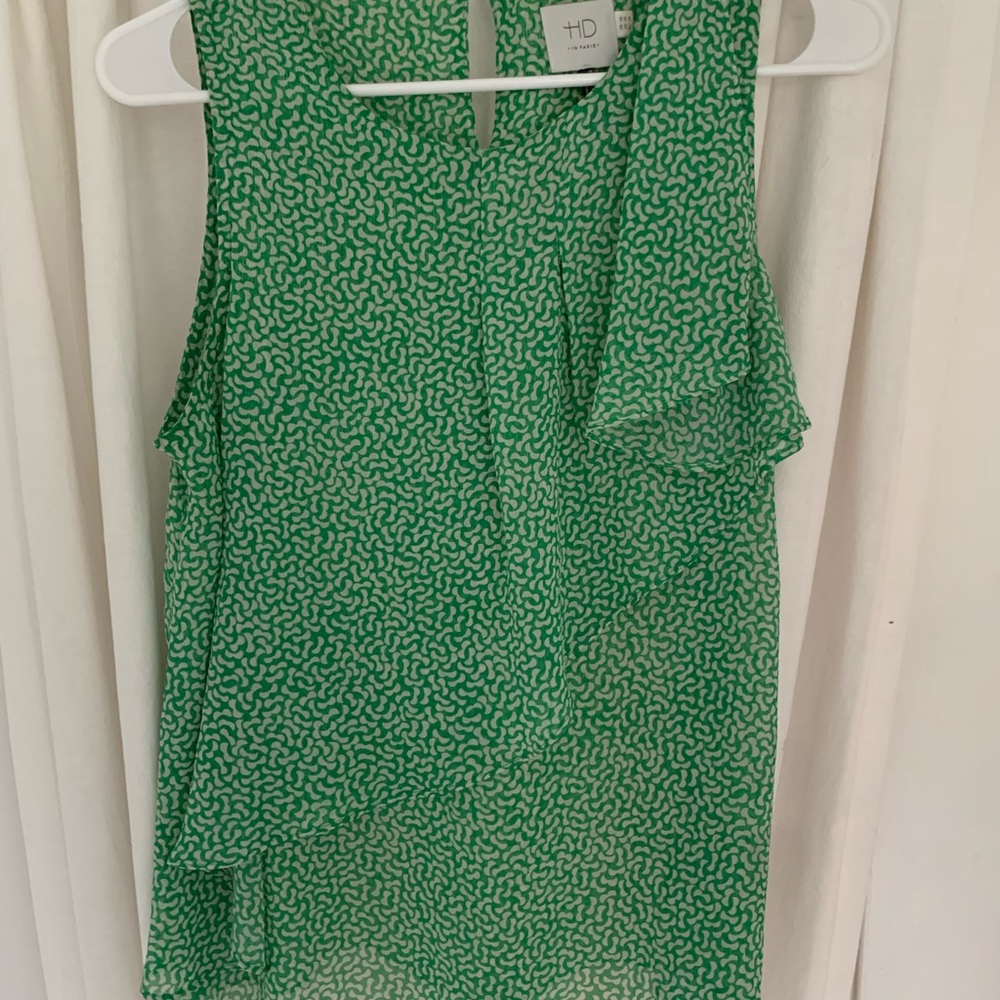 Anthropologie HD in Paris Sleeveless Asymmetrical Blouse